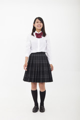 高校生のポートレート