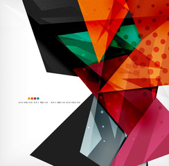 Futuristic shapes vector abstract background