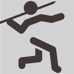 Javelin throw icon