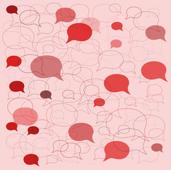 background speech bubbles