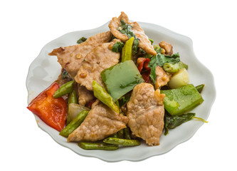 Pork with vegetables