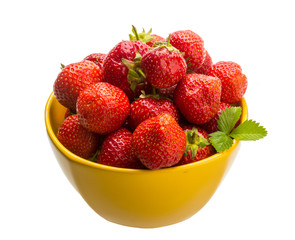 Strawberry in the bowl
