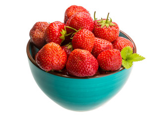 Strawberry in the bowl
