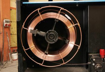 Copper wire spool