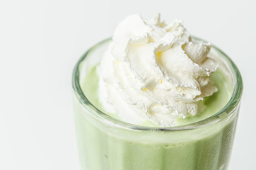 Green tea frappe