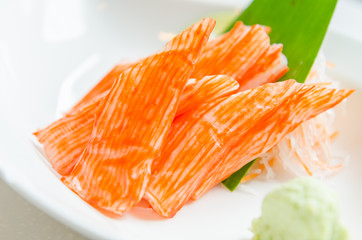 Kani sashimi