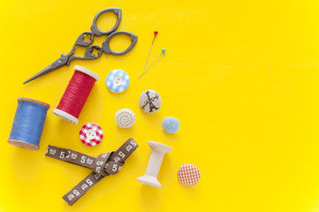 裁縫道具　ソーイング　手芸　背景素材