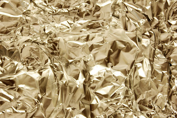 crumpled aluminum foil