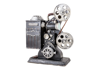 Model of film projector