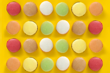 マカロン　カラフル　背景素材