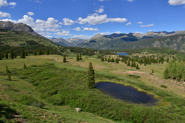 The San Juan Mountains in Colorado, United State's in July.