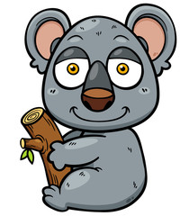 Fototapeta premium Vector illustration of Koala Bear
