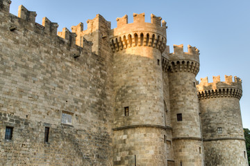 Fototapeta na wymiar Rhodes Castle