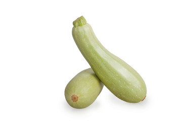 two fresh zucchini