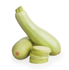 Green zucchini vegetable