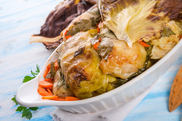 baked cabbage rolls