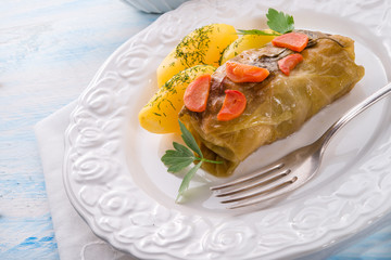 baked cabbage rolls