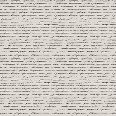 Handwriting. Seamless vector background.