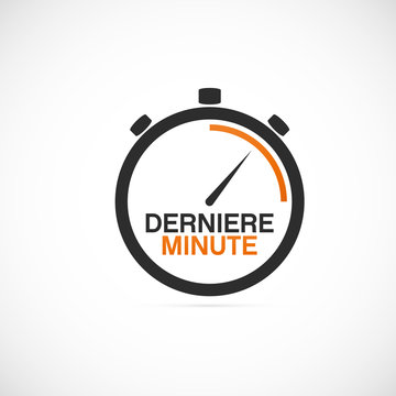 ic&ocirc;ne-chronom&egrave;tre derni&egrave;re minute