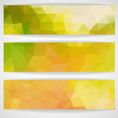Colorful Abstract Background With Triangles