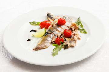 fish with vegetables