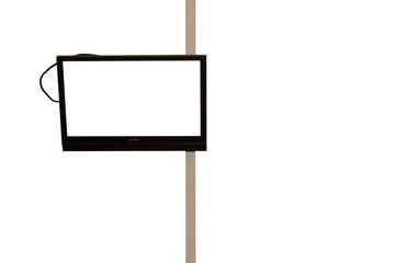 TV on white background