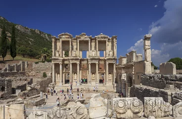 Poster ancient city of Ephesus © alexmu