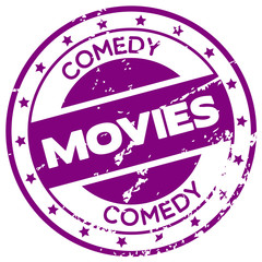 comedy movie stamp