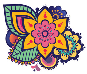 Floral oranment oriental style