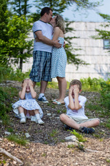 Fototapeta premium Kissing