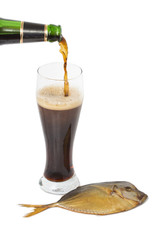 fish vomer and dark beer