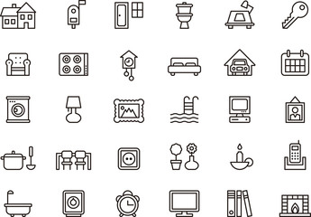 House & Home icon set