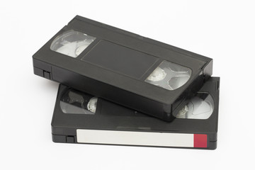 cassette on the white background