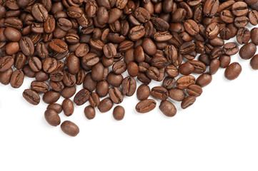Brown coffee beans