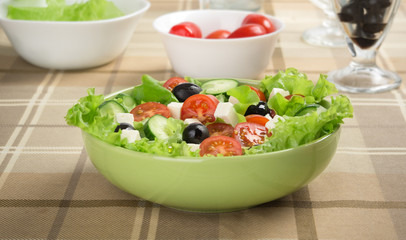 fresh vegetable salad
