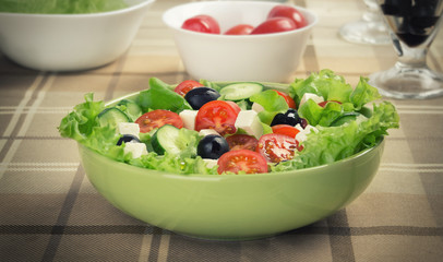 fresh vegetable salad