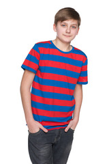 Fototapeta premium Portrait of a teenager boy