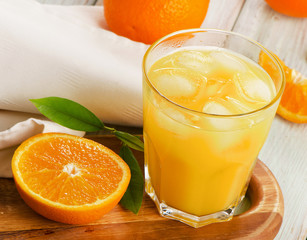 Glass of  orange juice