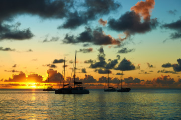 Fototapeta premium Beautiful sunset