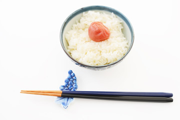 ご飯と梅干