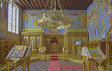 Bruges - Indoor of orthodox church