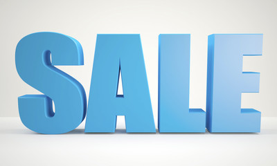 blue Sale sign