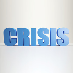 blue Crisis sign