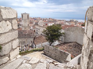 overview of Mount Sant'Angelo