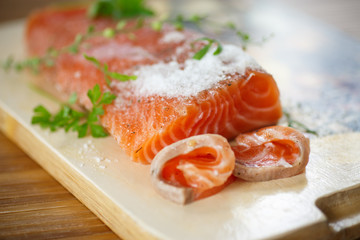 salted salmon