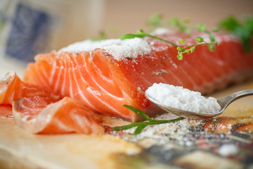 salted salmon