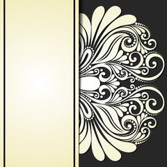 Vector Colored Ornate Backgrounds. Hand Drawn Texture with Ornam