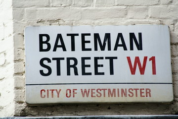 Bateman street sign
