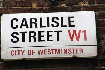 Carlisle Street Sign