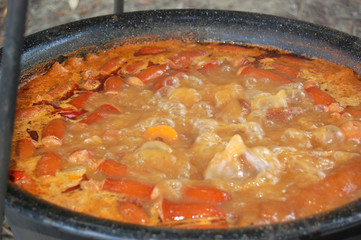 Bean from pot
